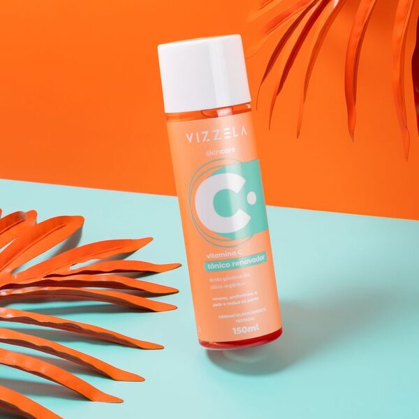 Tonico Renovador Facial Vitamina C - Vizzela