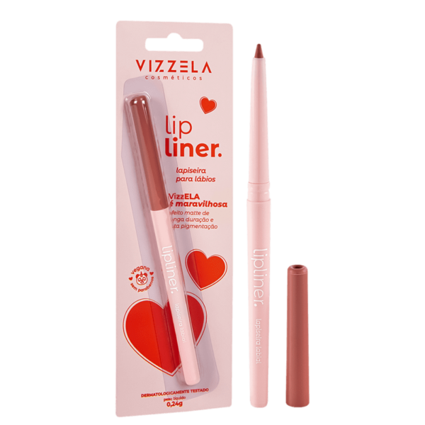 Vizzela Cosméticos Lipliner 07 Maravilhosa - Lapiseira Labial 0,24g