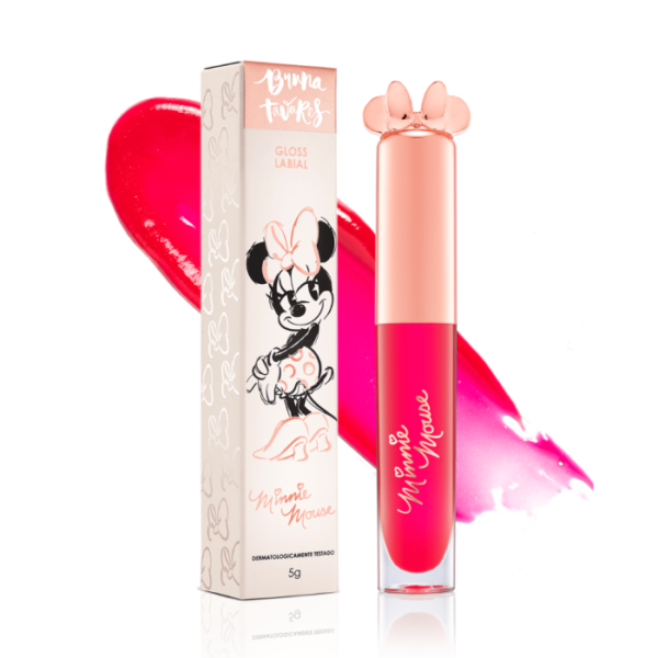 GLOSS LABIAL - MICKEY LOVES ME - COLEÇÃO MINNIE MOUSE - BRUNA TAVARES