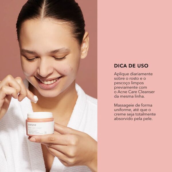 Cream Hidratante Facial com Ácido Salicílico - Acne Care Cream 50g - Imagem 4