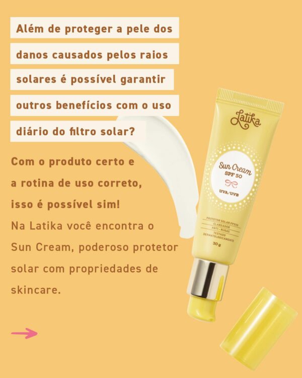 Protetor Solar Latika Sun Cream SPF 50 - Imagem 3
