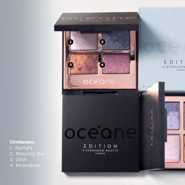 Paleta de Sombras - 4 Eyeshadow Palette Cosmic Océane Edition 4,5g - Imagem 4