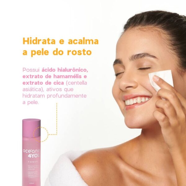 Tônico Facial com Ácido Salicílico - Toner 4you 120ml - Imagem 5
