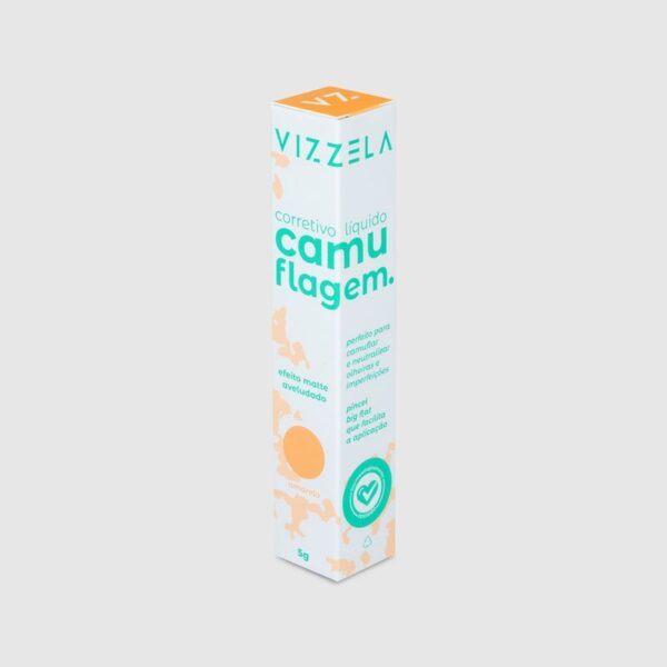 Corretivo Camuflagem – Amarelo - Vizzela