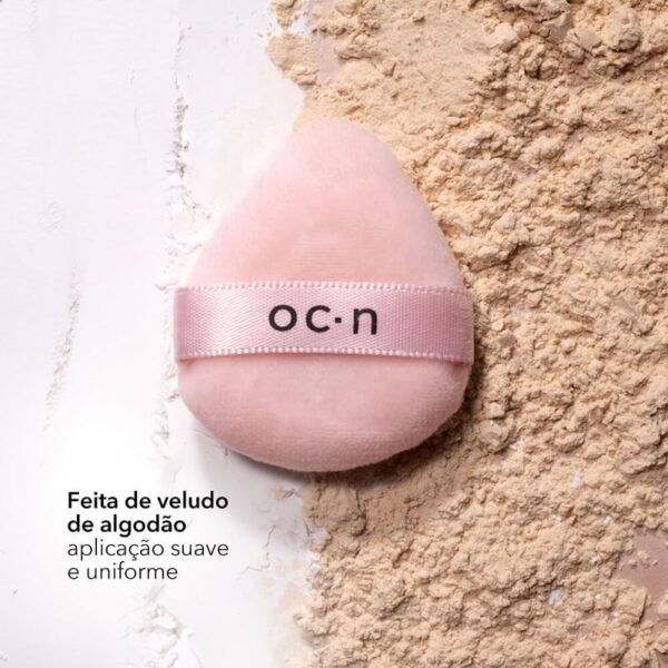 Mini Esponja para Acabamento Rosa – Mini Powder Puff Océane Edition - Imagem 2