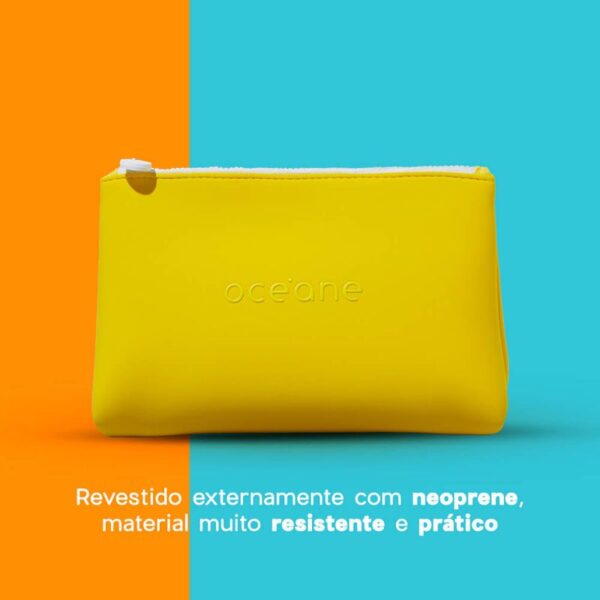 Nécessaire Neoprene Amarelo Océane 4you - Imagem 3