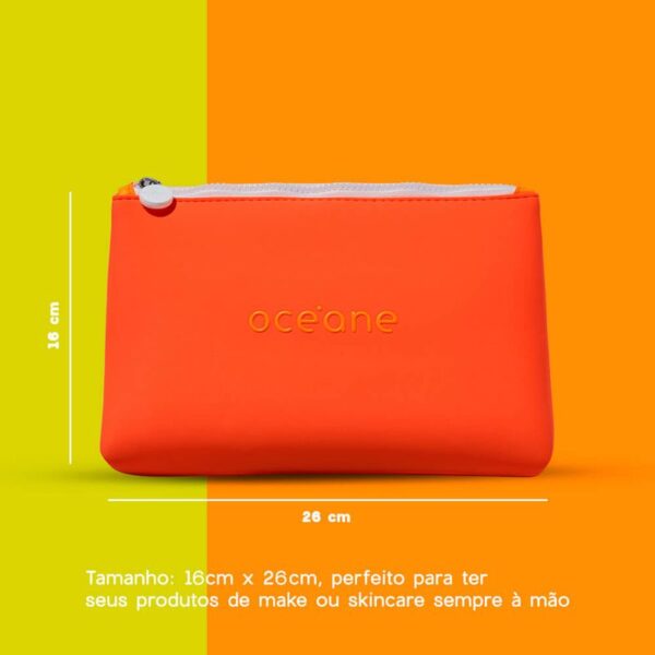 Nécessaire Neoprene Laranja Océane 4you - Imagem 3