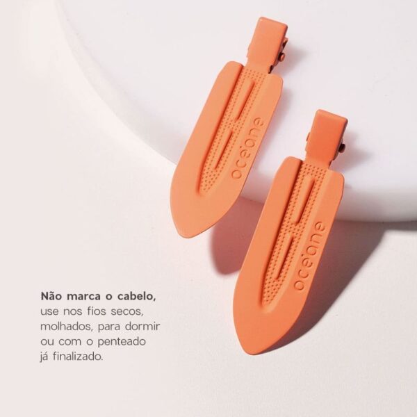 Presilha de Cabelo Laranja - Hair Clip Océane Edition 2un - Imagem 4