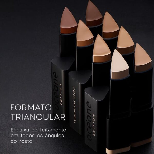Base em Bastão Semi-Matte Foundation Stick Océane