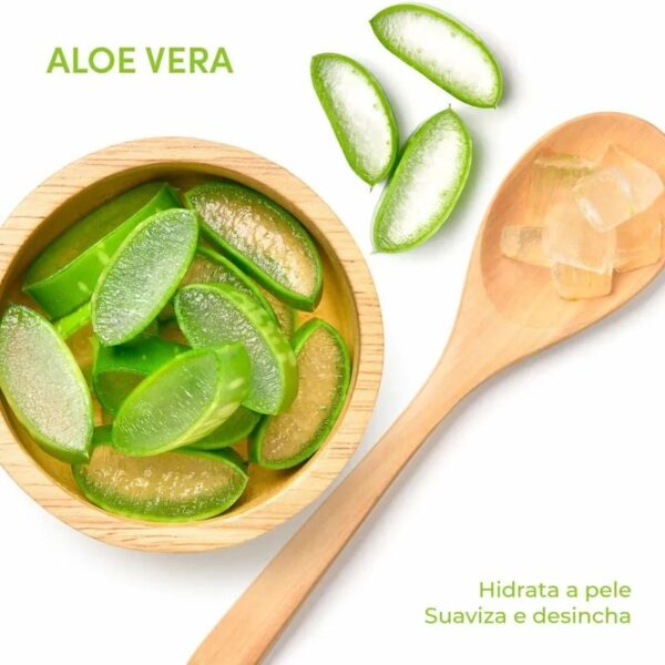 Máscara Facial de Algodão Aloe Vera - Kiss New York - Imagem 3