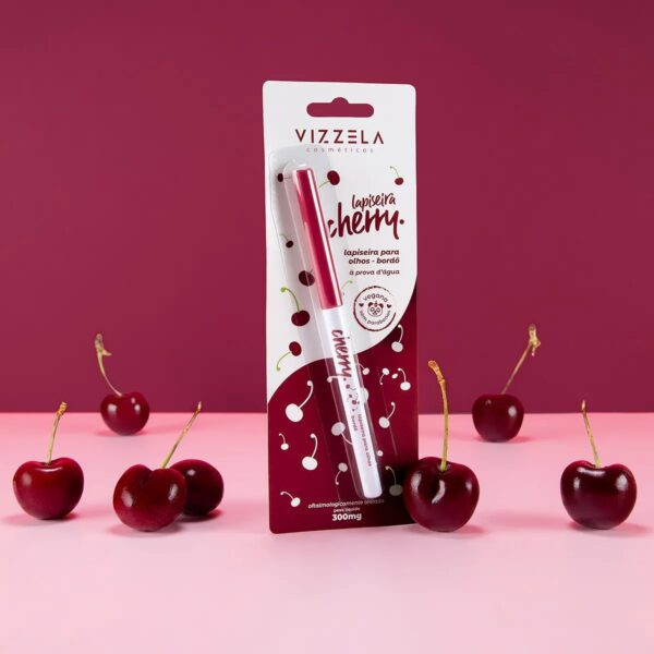 Lapiseira para Olhos Bordô - Cherry - Vizzela - Imagem 2