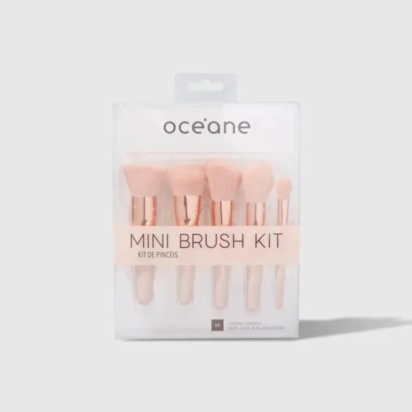 Mini Kit com 5 Pincéis Mini Brush Kit