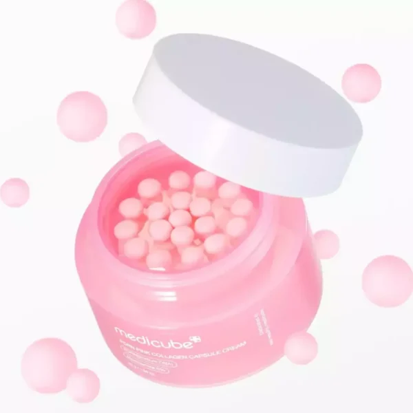 MEDICUBE - Hidratante Facial Pink com PDRN e Microcápsulas de Colágeno 55g