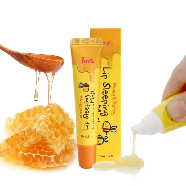 Purederm - PR408- Máscara Labial Lip Sleeping Mask – Honey & Berry 15g - Imagem 3